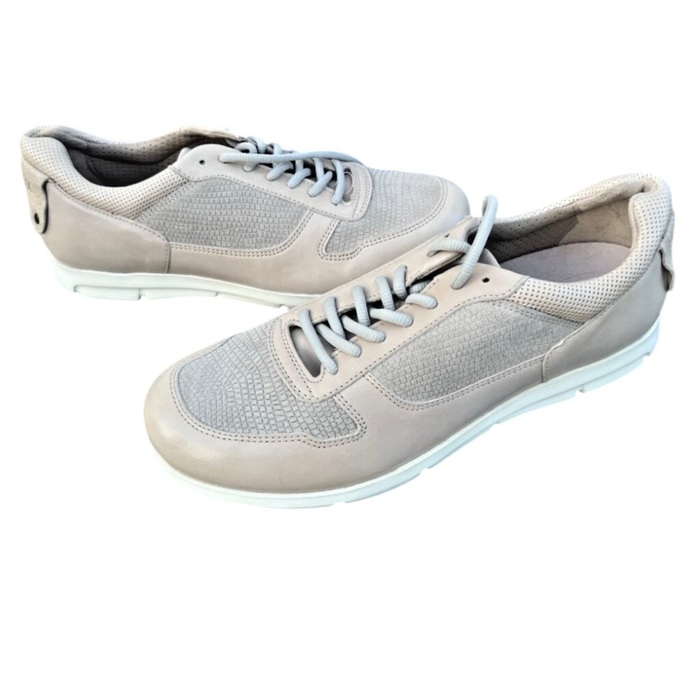 Birkenstock Cincinnati Leather Suede Lace Up Tie Sneaker Taupe 38 / 7 - 7.5